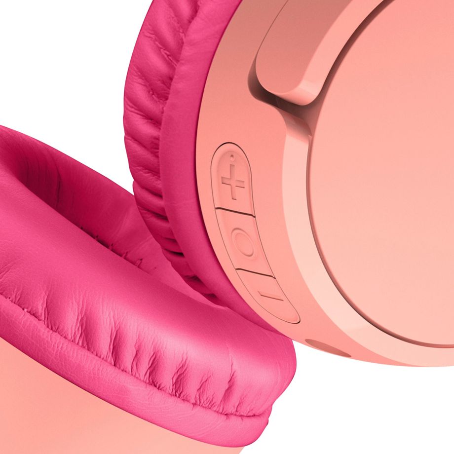 Belkin SoundForm Mini - On-Ear Kopfhörer für Kinder, pink