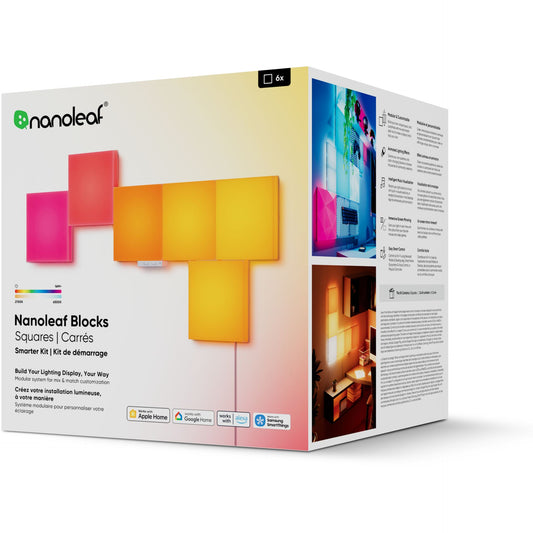 Nanoleaf Blocks Big Squares Starter Kit - 6PK