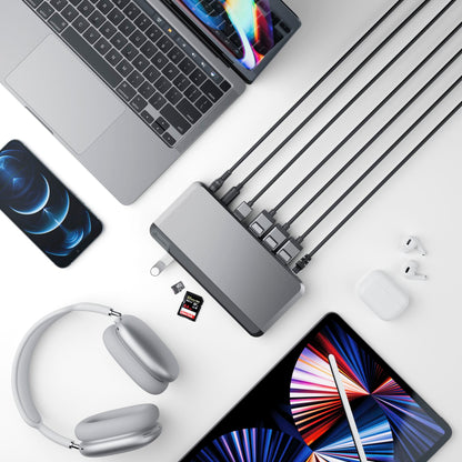 Alogic 100W USB-C DX3 Triple 4K Display Docking Station Space Grey