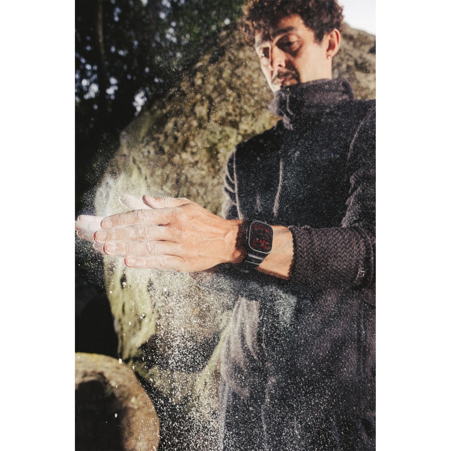 Nomad Rocky Point Band 46/49mm Carbon Black Connector Black