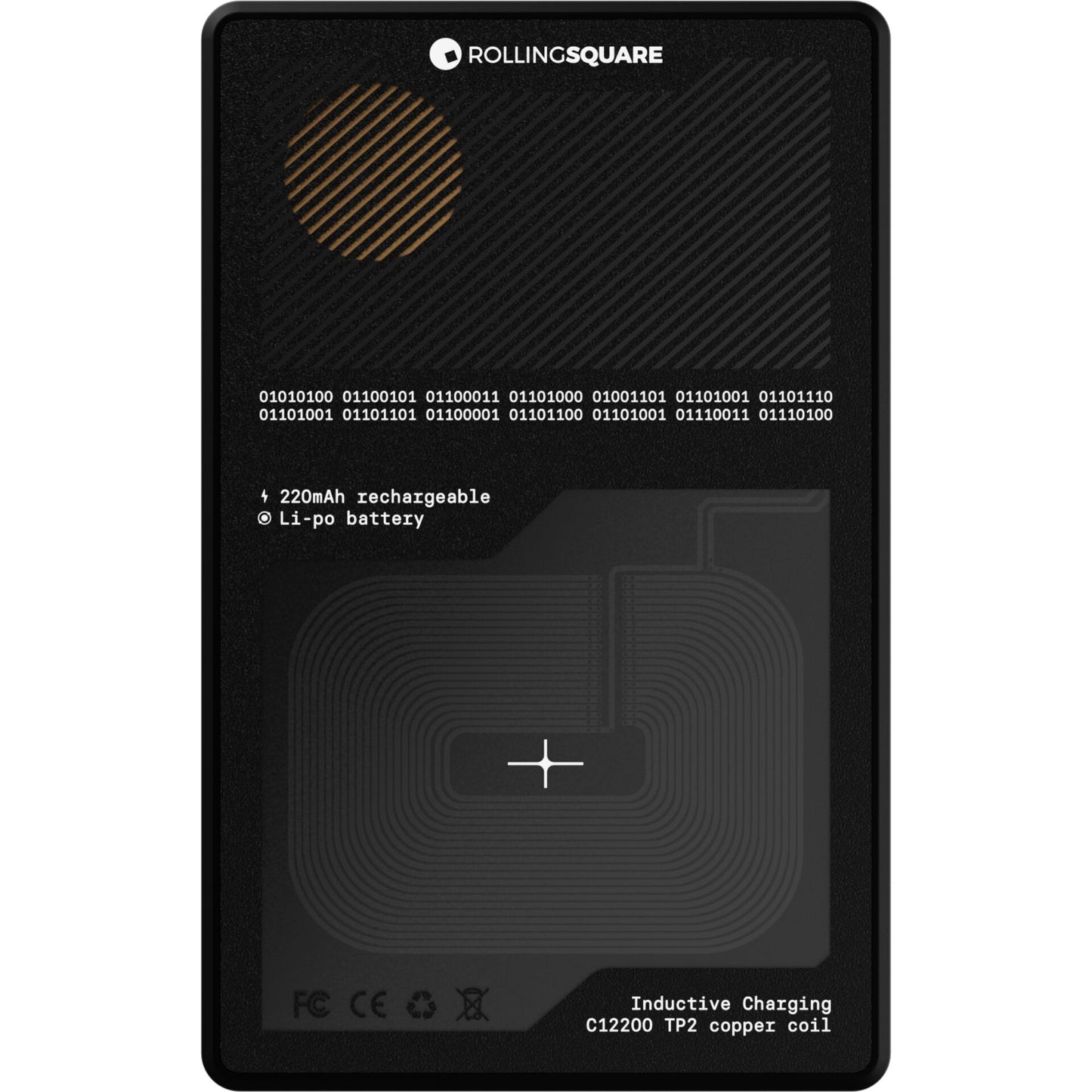 Rolling Square AirCard Pro BT Tracker for Apple Black