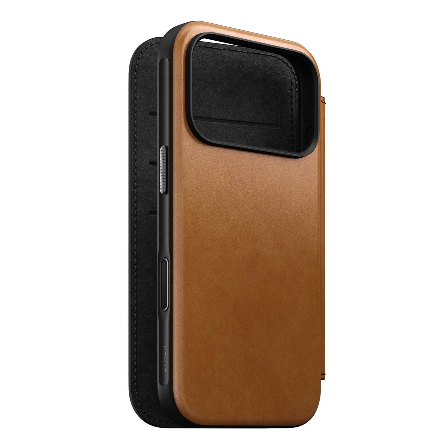 Nomad Modern Leather Folio iPhone 17 Pro English Tan