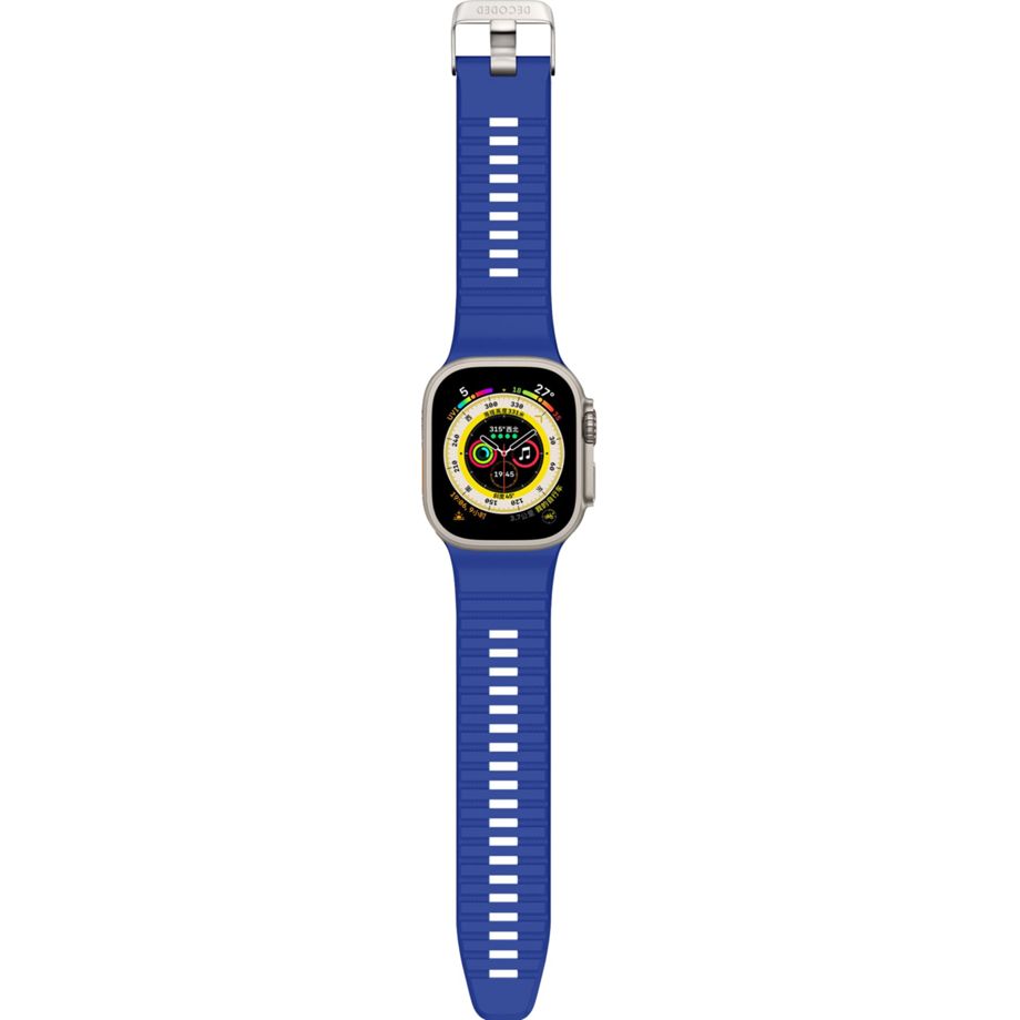 Decoded Silicone Ultra Traction Strap 42/44/45/49mm Galactic Blue