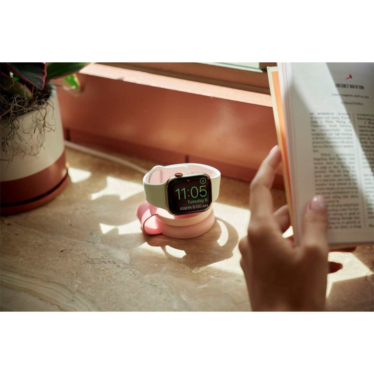 Twelve South ButterFly SE 2-in-1 Qi2 Wireless Charger Pink