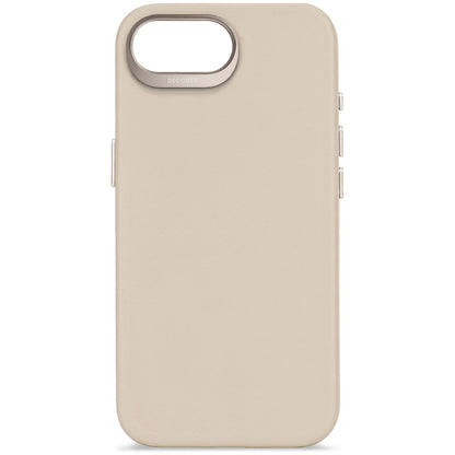 Decoded Leather Backcover iPhone 16e Clay