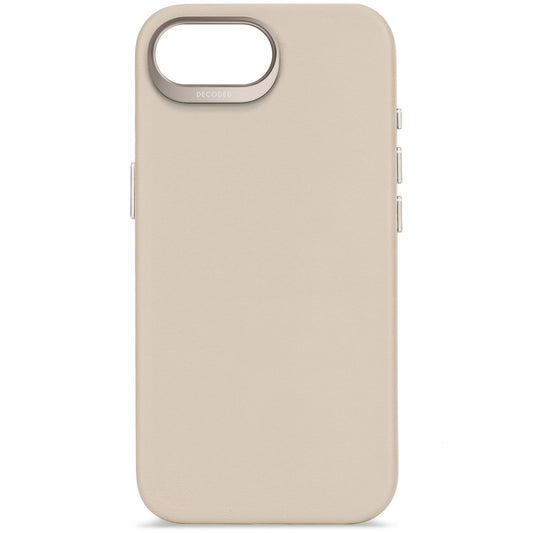 Decoded Leather Backcover iPhone 16e Clay