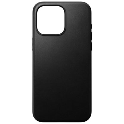 Nomad Modern Leather Case iPhone 15 Pro Max Black