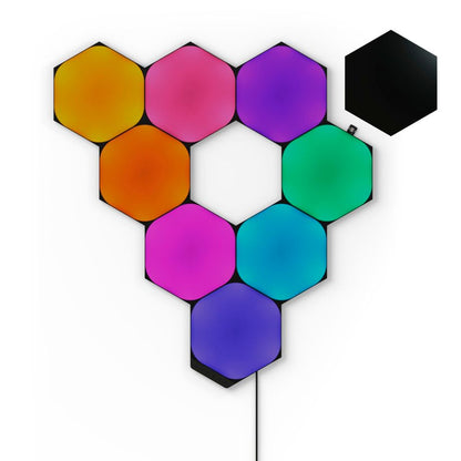 Nanoleaf Shapes Hexagons Ultra Black Starter Kit - 9PK