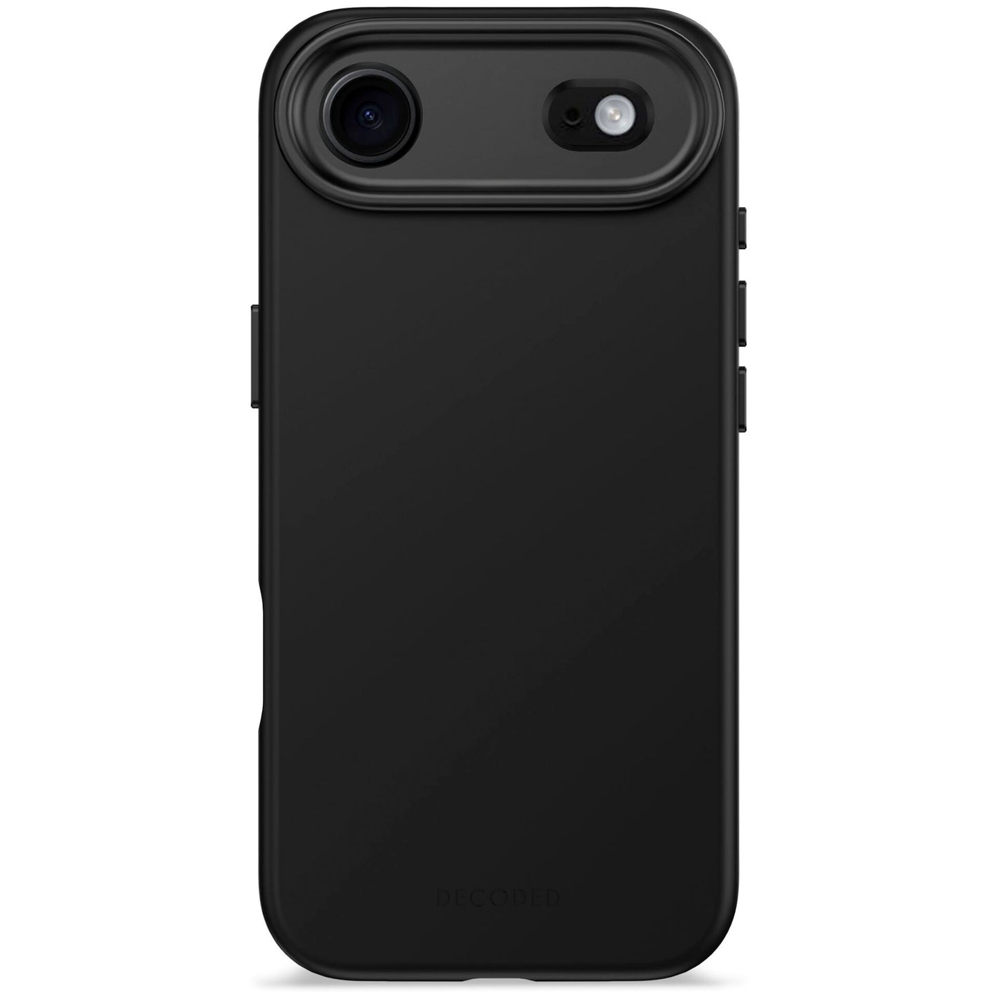 Decoded AntiMicrobial Silicone Backcover iPhone 17 Air Phantom Black
