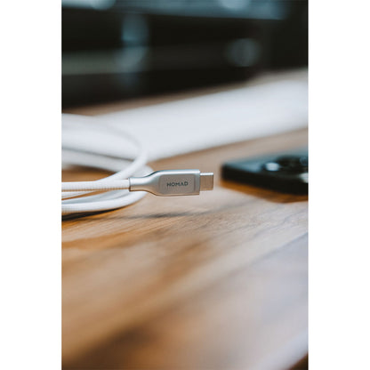 Nomad Kevlar USB-C to USB-C Cable 3 m White