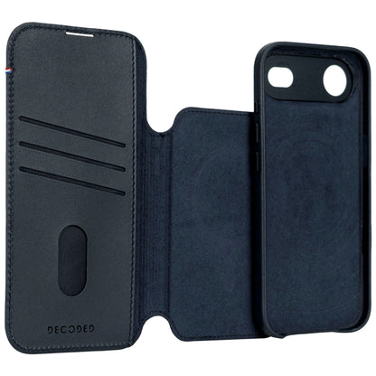Decoded Leather Detachable Wallet iPhone 17 Air Navy Shadow