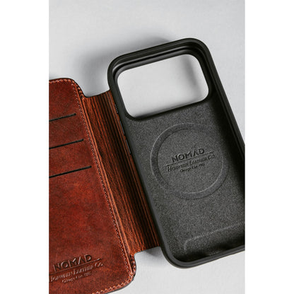 Nomad Modern Leather Folio iPhone 17 Pro Max Olde Dublin Horweed