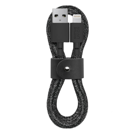 Native Union Belt Cable USB-A to Lightning 1,2m Black