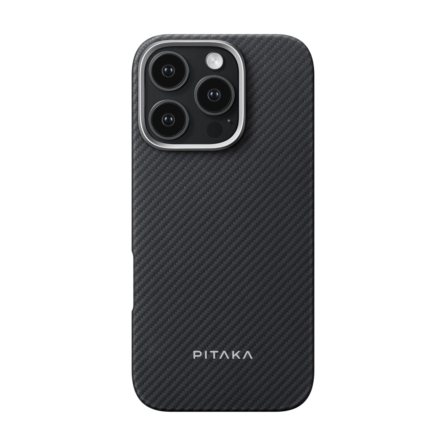 Pitaka MagEZ Case 6 600D for iPhone 16 Pro Black/Grey Twill