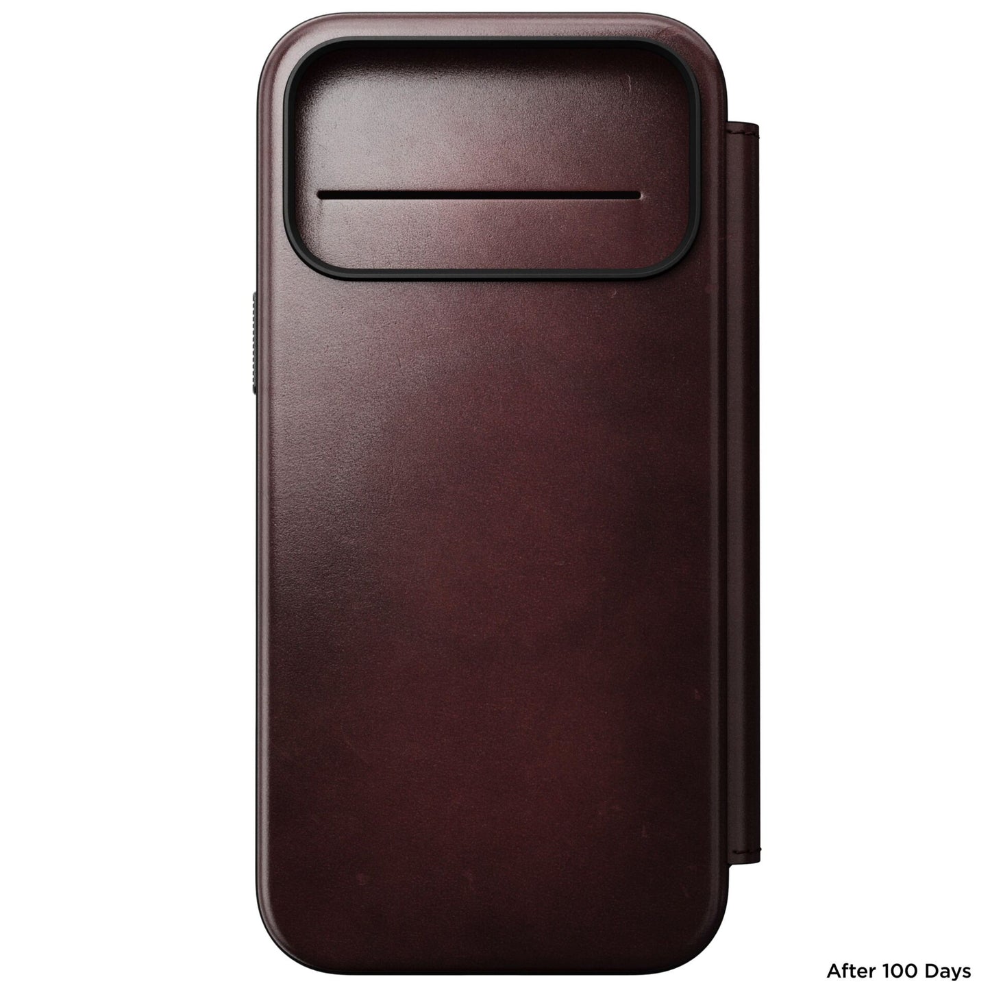 Nomad Modern Leather Folio iPhone 17 Pro Max Burgundy Horween