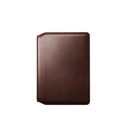 Nomad Leather Passport Wallet Rustic Brown
