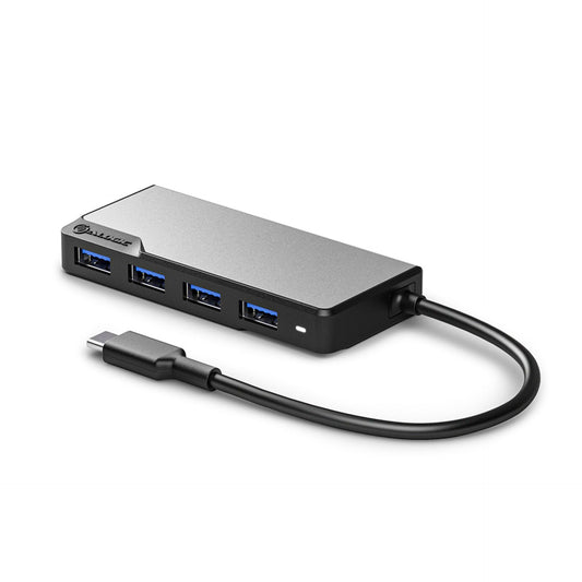 Alogic Fusion Swift USB-C 4-Port Hub Space Gray