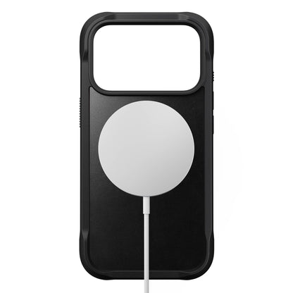 Nomad Rugged Leather Case iPhone 17 Pro Black Horween