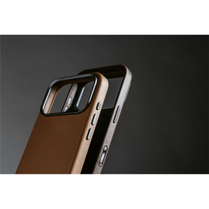 Nomad Traditional Leather Case iPhone 17 Pro Max Rustic Brown Horween