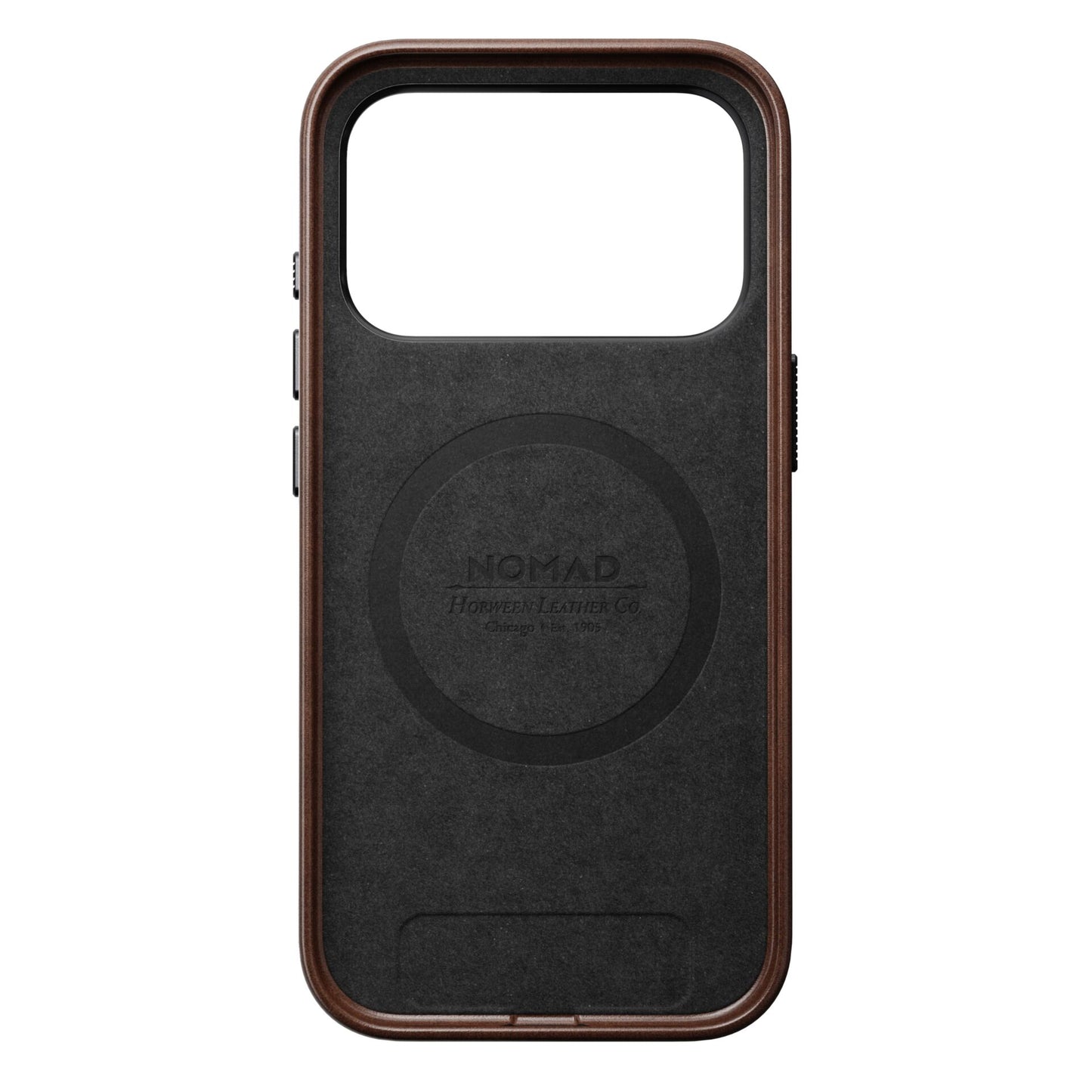 Nomad Traditional Leather Case iPhone 17 Pro Rustic Brown Horween