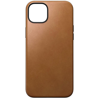 Nomad Modern Leather Case iPhone 15 Plus English Tan