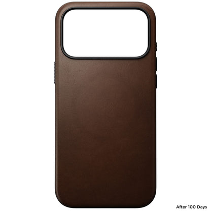 Nomad Modern Leather Case iPhone 17 Pro Max Brown