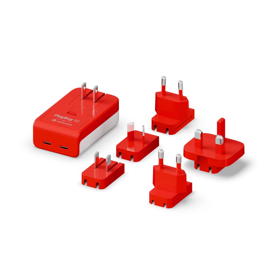 Twelve South PlugBug 50W USB-C Wall Travel Charger with Find My