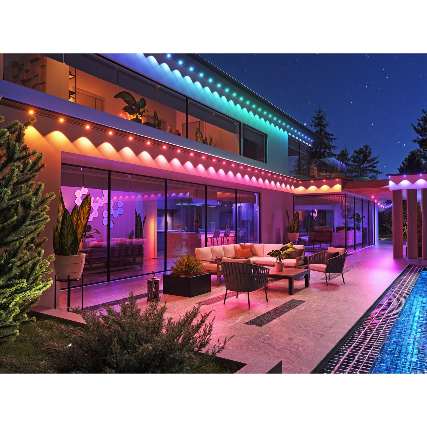 Nanoleaf Multicolor Permanent Outdoor Lights Expansion Pack 5m