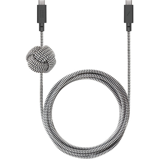 Native Union Anchor Cable USB-C to USB-C 3m Zebra
