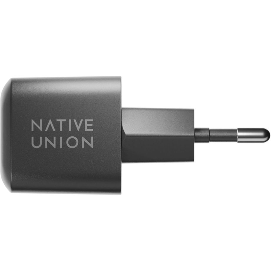 Native Union 30W USB-C Fast GaN Charger Black + USB-C Cable Cosmos Black