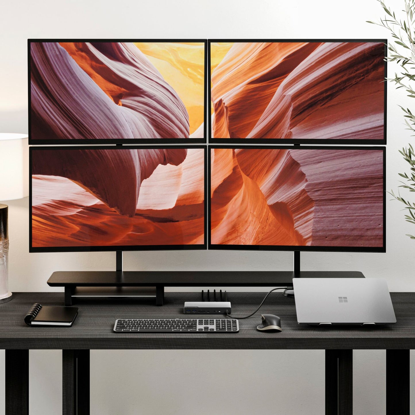 Alogic 14-in-1 USB-C PD DV4 Quad Display Docking Station Space Grey