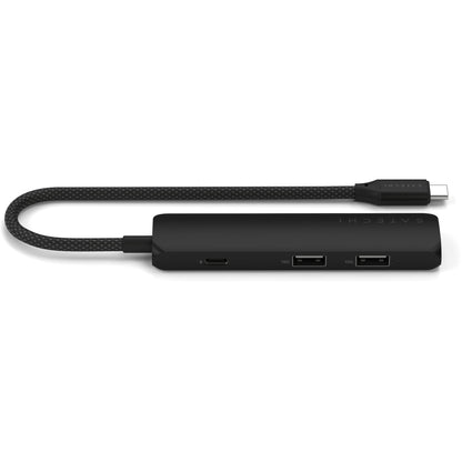 Satechi USB-C 4-in-1 Slim Multiport Adapter 4K Black