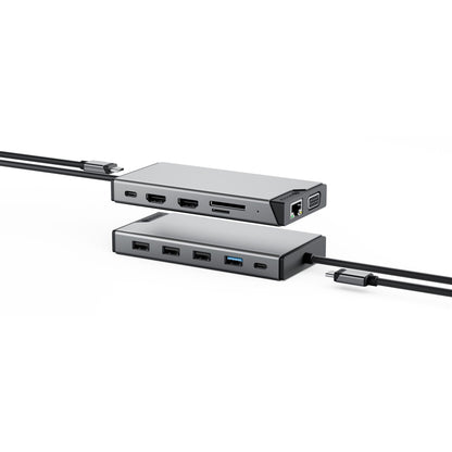 Alogic 12-in-1 USB-C PD DV3 Triple Display Docking Station