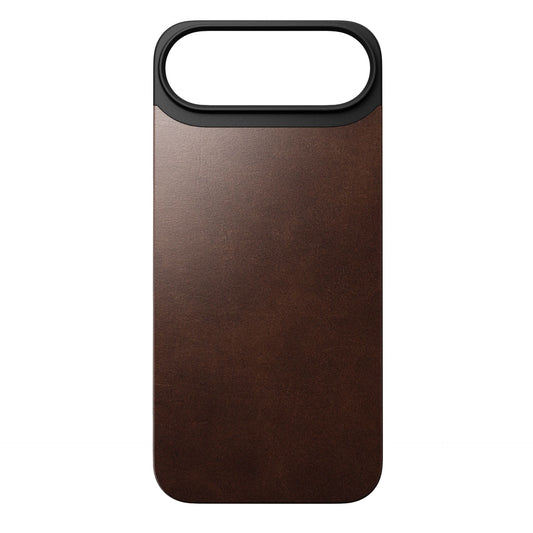 Nomad Magnetic Leather Back MagSafe iPhone 17 Air Rustic Brown Horween