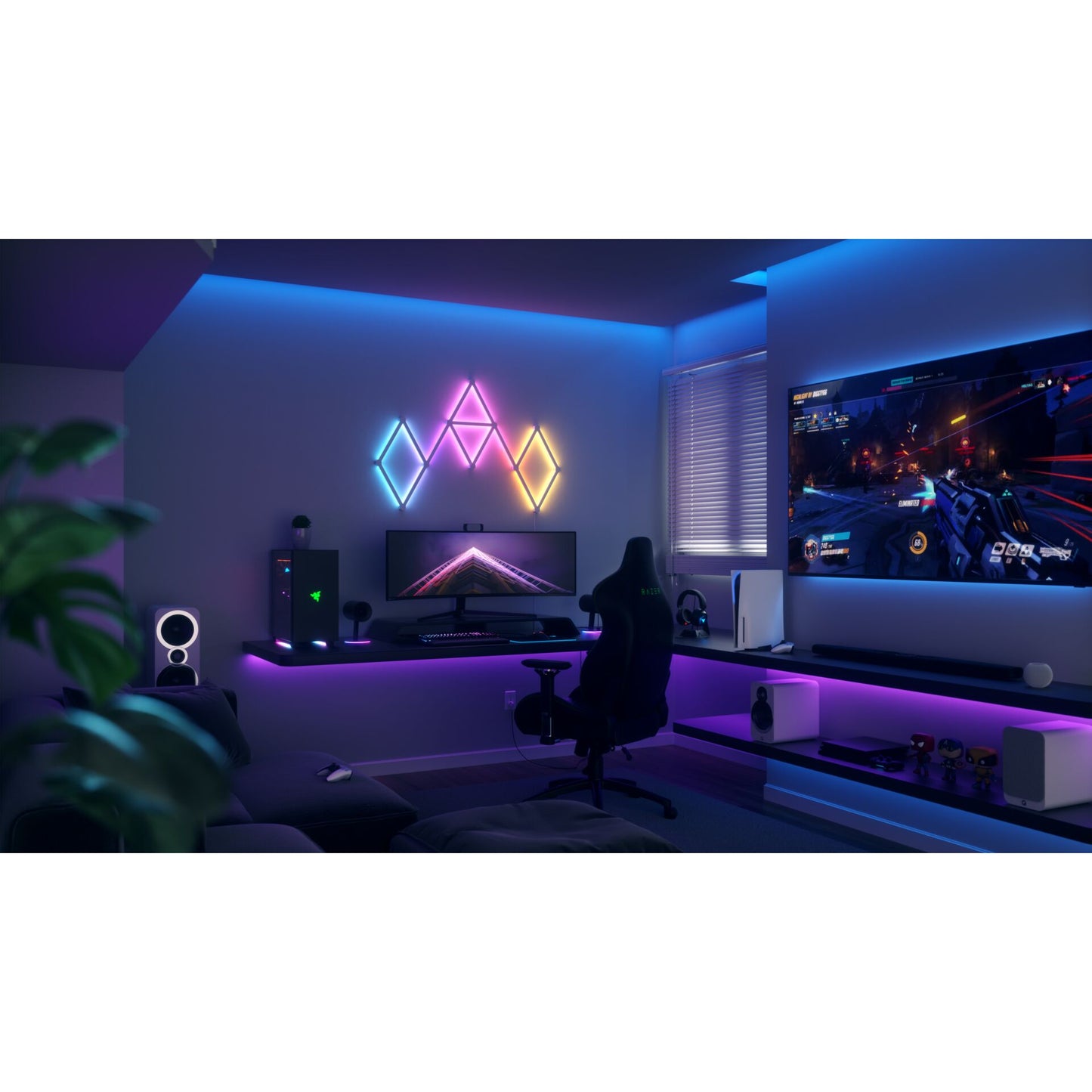 Nanoleaf Lines Starter Kit 9PK & Expansion Pack 3PK - Bundle