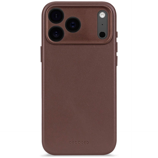 Decoded Leather Backcover iPhone 17 Pro Max Chocolate Brown