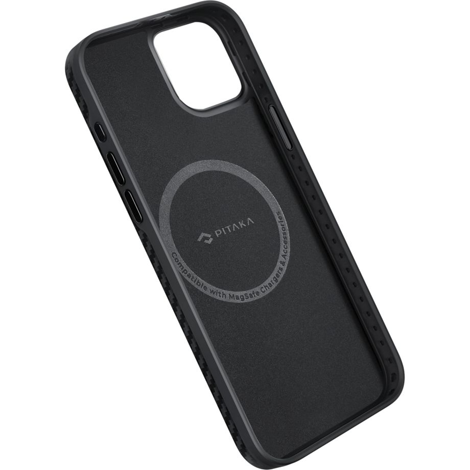 Pitaka MagEZ Case Pro 4 1500D for iPhone 15 Plus Black/Grey Twill