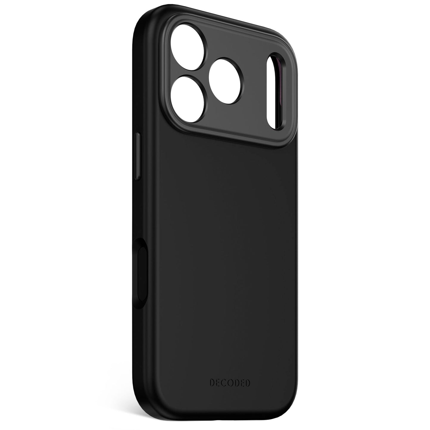 Decoded AntiMicrobial Silicone Backcover iPhone 17 Pro Phantom Black