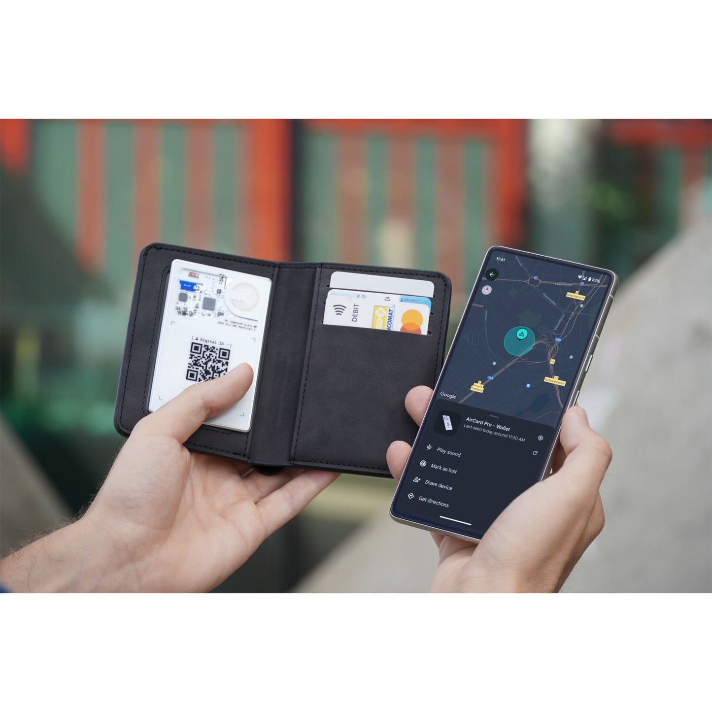 Rolling Square AirCard Pro BT Tracker for Google White