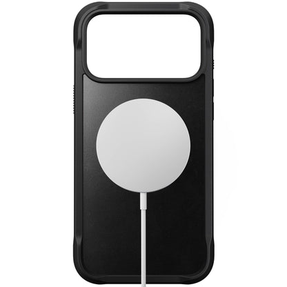 Nomad Rugged Leather Case iPhone 17 Pro Max Black Horween