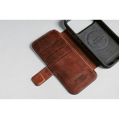 Nomad Modern Leather Folio iPhone 17 Pro Max Olde Dublin Horweed
