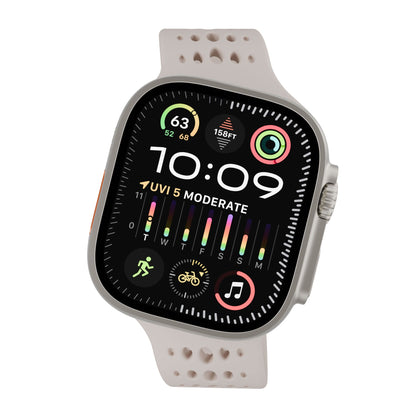 Decoded Silicone Ares O Strap for Apple Watch 44/46/49mm Clay