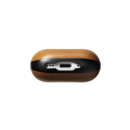 Nomad Modern Leather Case Airpods 4 English Tan-C