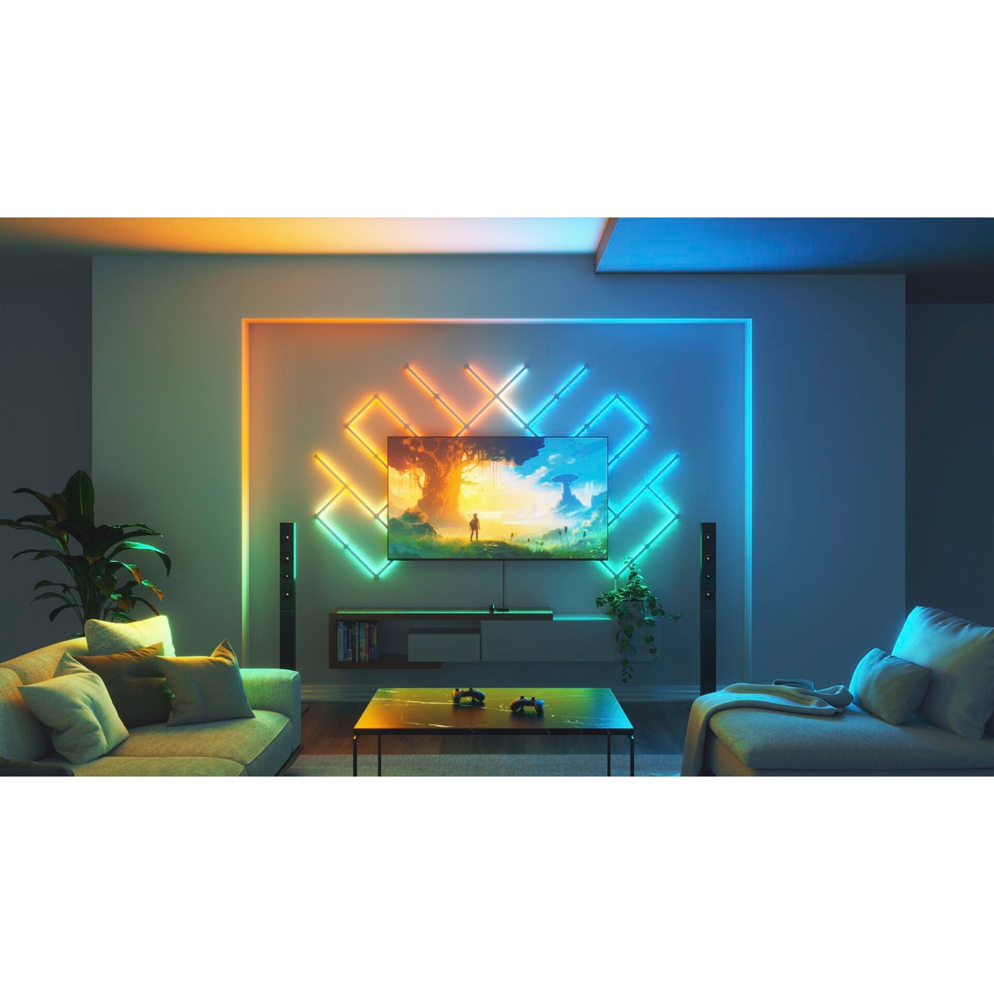 Nanoleaf 4D Screen Mirror + Light Strip Kit for 65"/165 cm