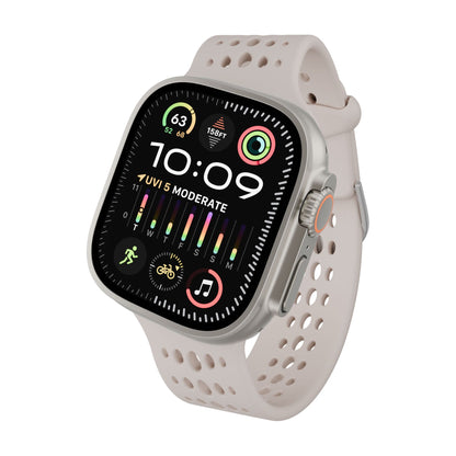 Decoded Silicone Ares O Strap for Apple Watch 44/46/49mm Clay