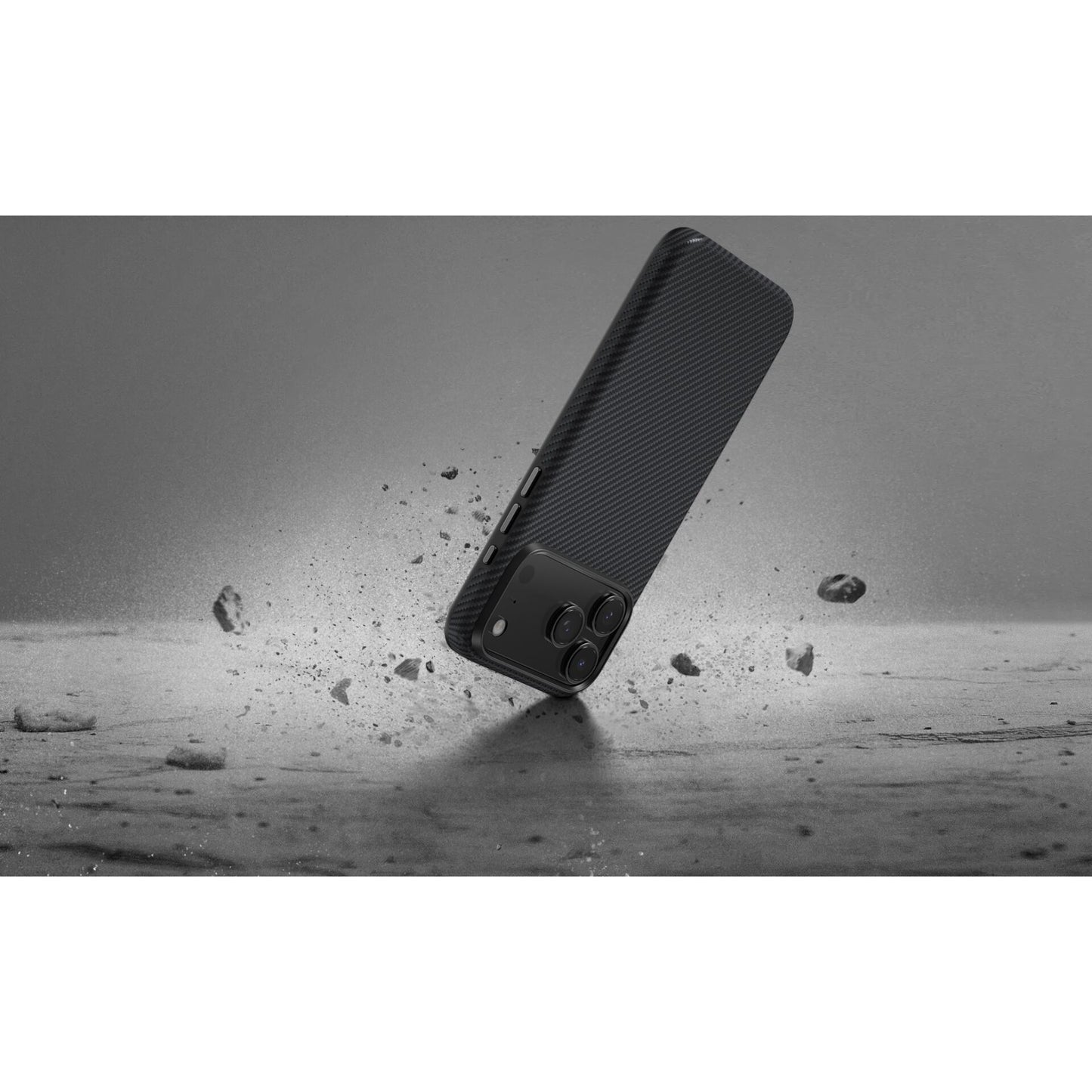 Pitaka Aramid ProGuard Case for iPhone 17 Pro Max Black/Grey Twill