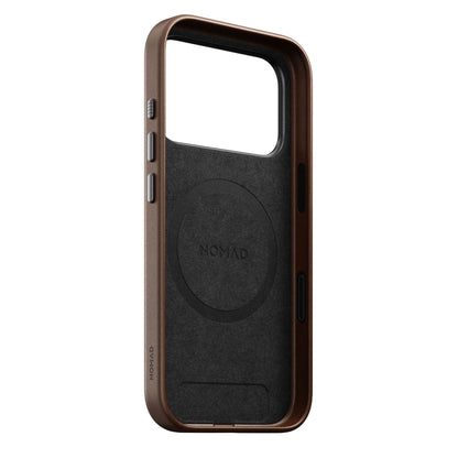 Nomad Traditional Leather Case iPhone 17 Pro Brown