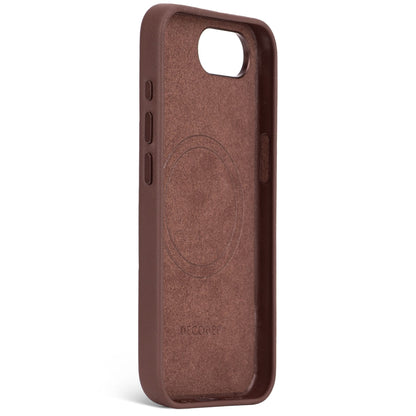 Decoded Leather Backcover iPhone 16e Chocolate Brown