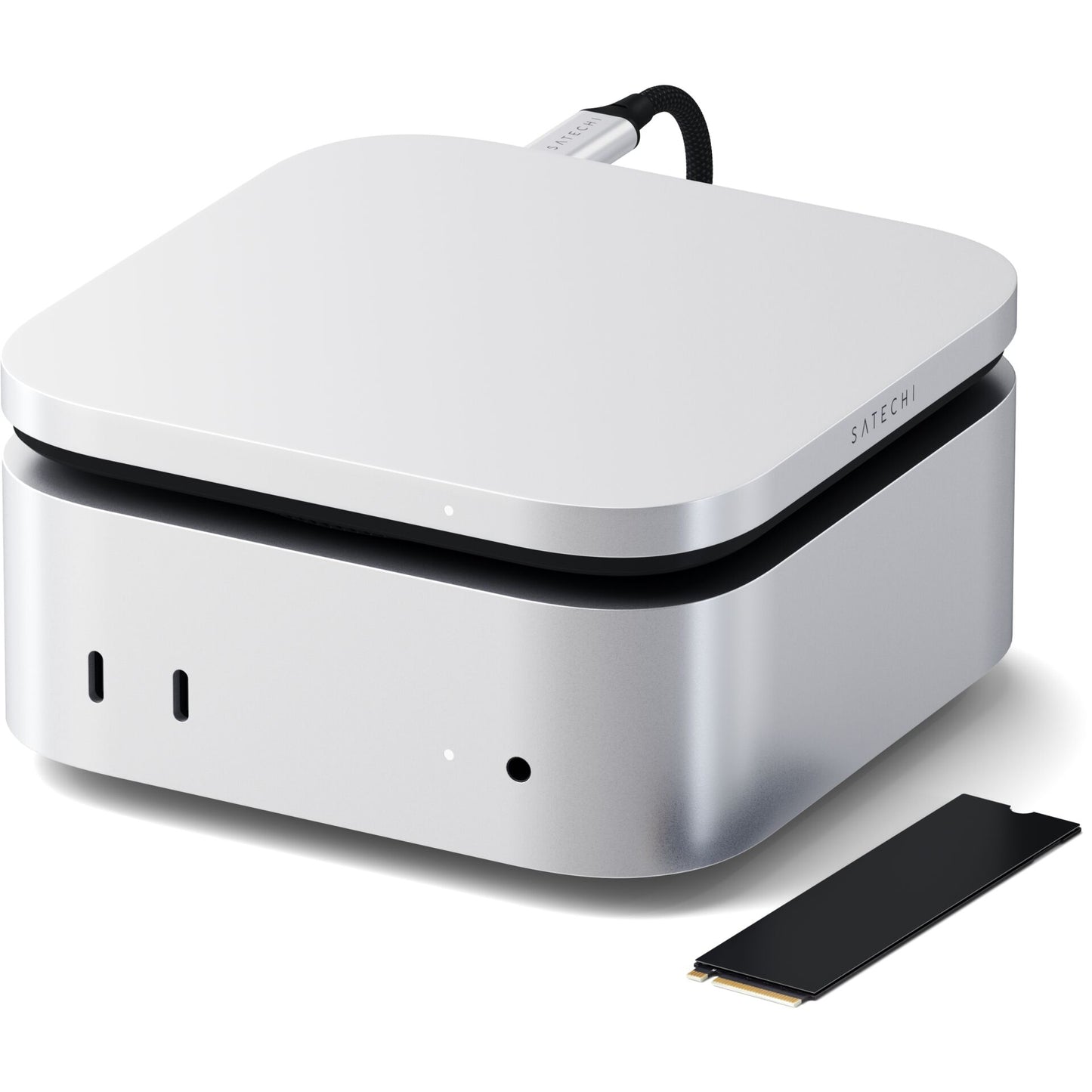 Satechi USB4 Slim NVMe SSD Enclosure silver