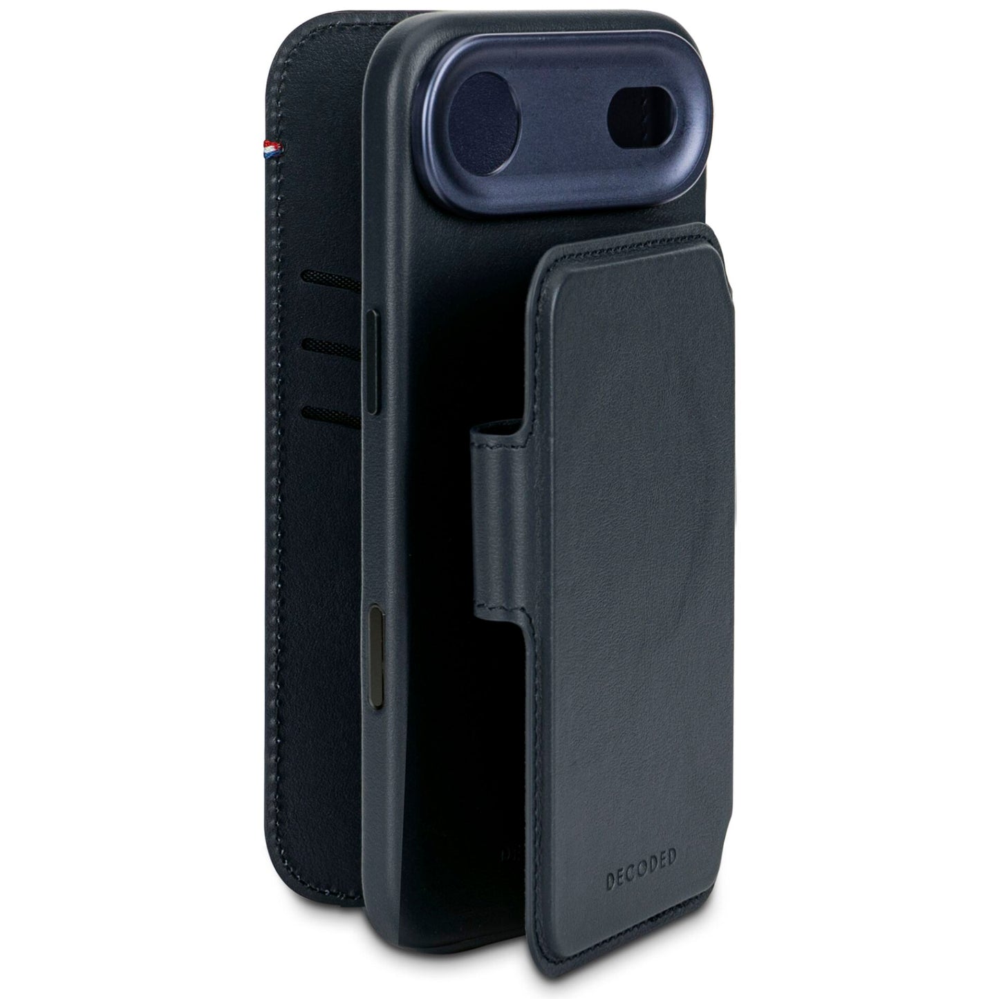 Decoded Leather Detachable Wallet iPhone 17 Air Navy Shadow